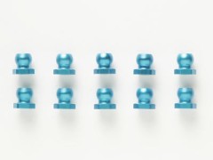 OP.869  5mmアルミショートボールナット（ブルー・10個）