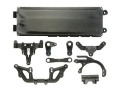 OP.1446  XV-01 カーボン強化K・KK部品 （ステアリングアーム･ハッチ）