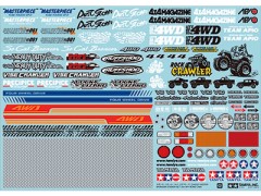 OP.1630  スポンサーステッカーセット（オフロード）