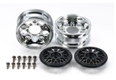 TAMIYA RC ツーリング タイヤ・ホイール セット Amazon.co.jp: 4個 1/10 RCホイールとタイヤセット、65x26mm 接着済み
