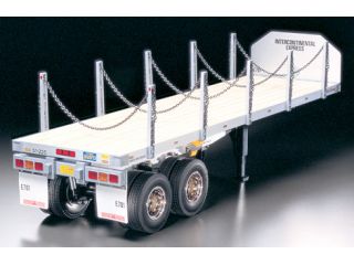 【取寄せ】56306 TAMIYA/タミヤ　1/14 RC トレーラートラック用 フラットベット・セミトレーラー 組立キット（未組立） ≪ラジコン≫
