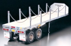 【取寄せ】56306 TAMIYA/タミヤ　1/14 RC トレーラートラック用 フラットベット・セミトレーラー 組立キット（未組立） ≪ラジコン≫