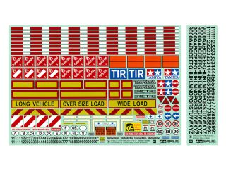 TROP.34  1/14RCビッグトラック用ステッカーセット