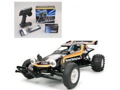 58336 TAMIYA/タミヤ　1/10 RC ホーネット（2004） 組立キット+サンワ：MX-6 コンピュータプロポ付きオリジナルフルセット+オリジナルフルベアリングセット （未組立） ≪ラジコン≫