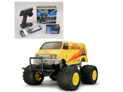 58347 TAMIYA/タミヤ　1/12 RC ランチボックス（2005）  組立キット+サンワ：MX-6 コンピュータプロポ付きオリジナルフルセット+オリジナルフルベアリングセット （未組立） ≪ラジコン≫