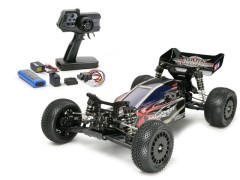 58370 TAMIYA/タミヤ　1/10 RC ダークインパクト 組立キット+タミヤ：ファインスペック 電動RCドライブセット （未組立） ≪ラジコン≫