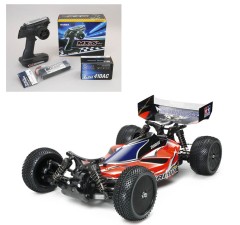 58395 TAMIYA/タミヤ　1/10 RC DB01 ドゥルガ 組立キット+サンワ：MX-6 コンピュータプロポ付きオリジナルフルセット （未組立） ≪ラジコン≫(モーター別売)