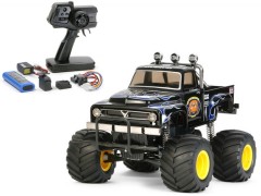 58547 TAMIYA/タミヤ　1/12 RC ミッドナイトパンプキン ブラックエディション 組立キット+タミヤ：ファインスペック 電動RCドライブセット （未組立） ≪ラジコン≫