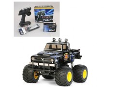 58547 TAMIYA/タミヤ　1/12 RC ミッドナイトパンプキン ブラックエディション 組立キット+サンワ：MX-6 コンピュータプロポ付きオリジナルフルセット+オリジナルフルベアリングセット （未組立） ≪ラジコン≫