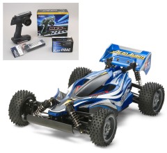 58550 TAMIYA/タミヤ　1/10 RC エアロアバンテ（DF-02シャーシ） 組立キット+サンワ：MX-6 コンピュータプロポ付きオリジナルフルセット （未組立） ≪ラジコン≫