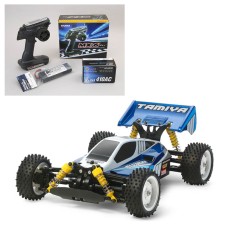 58568 TAMIYA/タミヤ　1/10 RC ネオスコーチャー (TT-02Bシャーシ) 組立キット+サンワ：MX-6 コンピュータプロポ付きオリジナルフルセット （未組立） ≪ラジコン≫