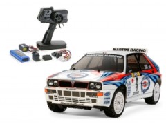 58570 TAMIYA/タミヤ　1/10 RC ランチア デルタ インテグラーレ（TT-02シャーシ）組立キット+ファインスペック電動RCドライブセット