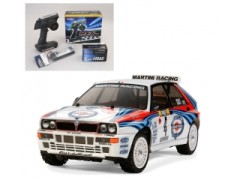 58570 TAMIYA/タミヤ　1/10 RC ランチア デルタ インテグラーレ（TT-02シャーシ）組立キット+サンワ：MX-6 コンピュータプロポ付きオリジナルフルセット （未組立） ≪ラジコン≫