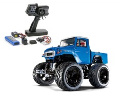 58589 TAMIYA/タミヤ　1/12 RC トヨタ ランドクルーザー 40 ピックアップ（GF-01シャーシ） 組立キット+タミヤ：ファインスペック 電動RCドライブセット （未組立） ≪ラジコン≫