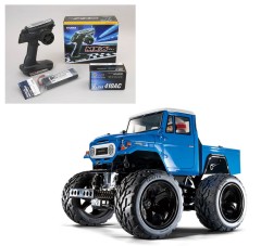 58589 TAMIYA/タミヤ　1/12 RC トヨタ ランドクルーザー 40 ピックアップ（GF-01シャーシ） 組立キット+サンワ：MX-6 コンピュータプロポ付きオリジナルフルセット （未組立） ≪ラジコン≫