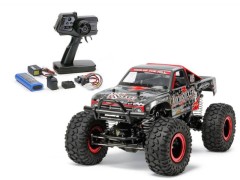 58592 TAMIYA/タミヤ　1/10 RC ロックソッカー (CR-01シャーシ) 組立キット+タミヤ：ファインスペック 電動RCドライブセット （未組立） ≪ラジコン≫