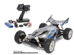 58596 TAMIYA/タミヤ　1/10 RC デュアルリッジ（TT-02Bシャーシ） 組立キット+タミヤ：ファインスペック 電動RCドライブセット （未組立） ≪ラジコン≫