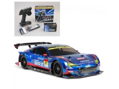 58607 TAMIYA/タミヤ　1/10 RC SUBARU BRZ R&D SPORT 2014 Rd.2 富士（TT-02 シャーシ）組立キット+サンワ：MX-6 コンピュータプロポ付きオリジナルフルセット+オリジナルフルベアリングセット （未組立） ≪ラジコン≫