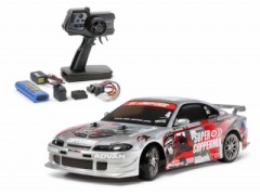 58612 TAMIYA/タミヤ　1/10 RC ニスモ COPPERMIX シルビア (TT-02D) ドリフトスペック 組立キット+タミヤ：ファインスペック 電動RCドライブセット （未組立） ≪ラジコン≫