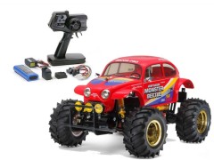 58618 TAMIYA/タミヤ　1/10 RC モンスタービートル （2015） 組立キット+タミヤ：ファインスペック 電動RCドライブセット （未組立） ≪ラジコン≫