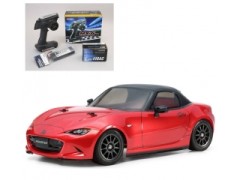 58624 TAMIYA/タミヤ　1/10 RC マツダ ロードスター (M-05シャーシ) 組立キット+サンワ：MX-6 コンピュータプロポ付きオリジナルフルセット （未組立） ≪ラジコン≫
