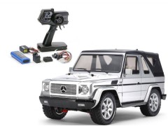 58629 TAMIYA/タミヤ　1/10 RC メルセデス・ベンツ G 320 カブリオ（MF-01 Xシャーシ） 組立キット+タミヤ：ファインスペック 電動RCドライブセット+オリジナルフルベアリングセット （未組立） ≪ラジコン≫