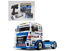 58632 TAMIYA/タミヤ　1/14 RC TEAM HAHN RACING MAN TGS (TT-01シャーシ TYPE-E) 組立キット+サンワ：MX-6 コンピュータプロポ付きオリジナルフルセット+オリジナルフルベアリングセット （未組立） ≪ラジコン≫