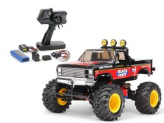 58633 TAMIYA/タミヤ　1/10 RC ブラックフット（2016） 組立キット+タミヤ：ファインスペック 電動RCドライブセット （未組立） ≪ラジコン≫