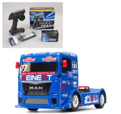 58642 TAMIYA/タミヤ　1/14 RC TEAM REINERT RACING MAN TGS (TT-01シャーシ TYPE-E) 組立キット+サンワ：MX-6 コンピュータプロポ付きオリジナルフルセット （未組立） ≪ラジコン≫