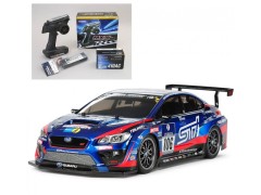 58645 TAMIYA/タミヤ　1/10 RC SUBARU WRX STI NBRチャレンジ（TT-02シャーシ) 組立キット+サンワ：MX-6 コンピュータプロポ付きオリジナルフルセット+オリジナルフルベアリングセット （未組立） ≪ラジコン≫