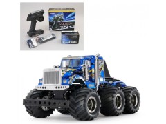 58646 TAMIYA/タミヤ　1/18 RC コングヘッド6×6（G6-01シャーシ） 組立キット+サンワ：MX-6 コンピュータプロポ付きオリジナルフルセット+オリジナルフルベアリングセット （未組立） ≪ラジコン≫