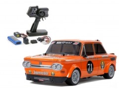 58649 TAMIYA/タミヤ　1/10 RC NSU TT イェーガーマイスター (M-05シャーシ) 組立キット+タミヤ：ファインスペック 電動RCドライブセット （未組立） ≪ラジコン≫