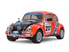 58650 TAMIYA/タミヤ　1/10 RC フォルクスワーゲン ビートル ラリー（MF-01Xシャーシ） 組立キット+オリジナルフルベアリングセット （未組立） ≪ラジコン≫