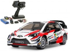 58659 TAMIYA/タミヤ　1/10 RC トヨタ ガズー レーシング WRT/ヤリス WRC（TT-02シャーシ）組立キット+タミヤ：ファインスペック 電動RCドライブセット （未組立） ≪ラジコン≫