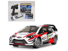 58659 TAMIYA/タミヤ　1/10 RC トヨタ ガズー レーシング WRT/ヤリス WRC（TT-02シャーシ）組立キット+サンワ：MX-6 コンピュータプロポ付きオリジナルフルセット+オリジナルフルベアリングセット （未組立） ≪ラジコン≫