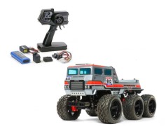58660 TAMIYA/タミヤ　1/18 RC ダイナヘッド6x6（G6-01TRシャーシ） 組立キット+タミヤ：ファインスペック 電動RCドライブセット+オリジナルフルベアリングセット （未組立） ≪ラジコン≫