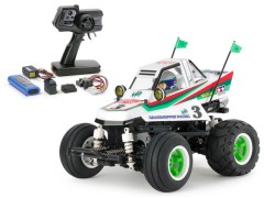 58662 TAMIYA/タミヤ　1/10 RC コミカル グラスホッパー（WR-02CBシャーシ） 組立キット+タミヤ：ファインスペック 電動RCドライブセット （未組立） ≪ラジコン≫