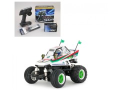 58662 TAMIYA/タミヤ　1/10 RC コミカル グラスホッパー（WR-02CBシャーシ） 組立キット+サンワ：MX-6 コンピュータプロポ付きオリジナルフルセット+オリジナルフルベアリングセット （未組立） ≪ラジコン≫