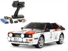 58667 TAMIYA/タミヤ　1/10 RC アウディ クワトロ ラリー A2 (TT-02シャーシ) 組立キット+タミヤ：ファインスペック 電動RCドライブセット+オリジナルフルベアリングセット （未組立） ≪ラジコン≫