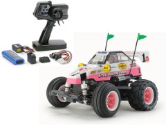 58673 TAMIYA/タミヤ　1/10 RC コミカル マイティフロッグ(WR-02CBシャーシ) 組立キット+タミヤ：ファインスペック 電動RCドライブセット （未組立） ≪ラジコン≫