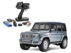 58675 TAMIYA/タミヤ　1/10 RC メルセデス・ベンツ G 500 (CC-02シャーシ) 組立キット+タミヤ：ファインスペック 電動RCドライブセット+オリジナルフルベアリングセット （未組立） ≪ラジコン≫