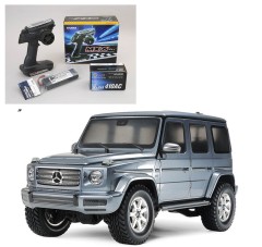 58675 TAMIYA/タミヤ　1/10 RC メルセデス・ベンツ G 500 (CC-02シャーシ) 組立キット+サンワ：MX-6 コンピュータプロポ付きオリジナルフルセット （未組立） ≪ラジコン≫
