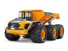 58676 TAMIYA/タミヤ　1/24 RC ボルボ A60H ダンプトラック 6×6 (G6-01シャーシ) 組立キット+オリジナルフルベアリングセット （未組立） ≪ラジコン≫