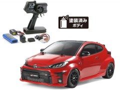 58684 TAMIYA/タミヤ　1/10 RC トヨタ GRヤリス (M-05シャーシ) 組立キット+タミヤ：ファインスペック 電動RCドライブセット+オリジナルフルベアリングセット （未組立） ≪ラジコン≫