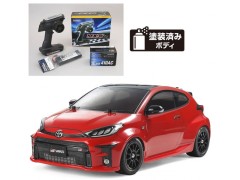 58684 TAMIYA/タミヤ　1/10 RC トヨタ GRヤリス (M-05シャーシ) 組立キット+サンワ：MX-6 コンピュータプロポ付きオリジナルフルセット+オリジナルフルベアリングセット （未組立） ≪ラジコン≫