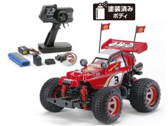 58685 TAMIYA/タミヤ　1/10 RC コミカル ホットショット (GF-01CBシャーシ) 組立キット+タミヤ：ファインスペック 電動RCドライブセット （未組立） ≪ラジコン≫