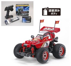 58685 TAMIYA/タミヤ　1/10 RC コミカル ホットショット (GF-01CBシャーシ) 組立キット+サンワ：MX-6 コンピュータプロポ付きオリジナルフルセット （未組立） ≪ラジコン≫