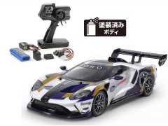58689 TAMIYA/タミヤ　1/10 RCフォード GT Mk II (TT-02シャーシ) 組立キット+タミヤ：ファインスペック 電動RCドライブセット+オリジナルフルベアリングセット （未組立） ≪ラジコン≫