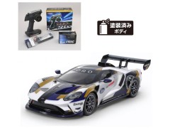 58689 TAMIYA/タミヤ　1/10 RCフォード GT Mk II (TT-02シャーシ) 組立キット+サンワ：MX-6 コンピュータプロポ付きオリジナルフルセット+オリジナルフルベアリングセット （未組立） ≪ラジコン≫