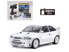 58691 TAMIYA/タミヤ　1/10 RC 1998 フォード エスコート カスタム (TT-02シャーシ) 組立キット+サンワ：MX-6 コンピュータプロポ付きオリジナルフルセット （未組立） ≪ラジコン≫